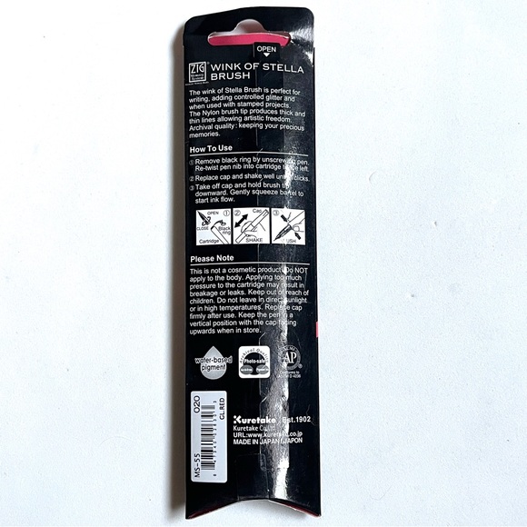 Set of 7 Zig Wink of Stella. Japanese Brush Paint Pens. Metallic inks. EUC - Picture 13 of 14